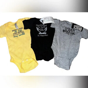 3 Newborn Body Suit Bundle